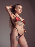 BIKINI MARIHUANA RASTA TANGA BÁSICO