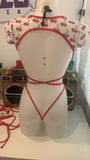 Bikini top isla tanga brasileña CHERRY KALUIBIZA BLANCO