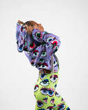 Chaqueta capucha corta ILLUMINATI LILA