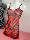 MINI COACHELLA DRESS ROJO
