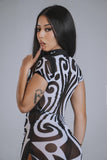 STREET FIGHTER MUCH TRIBAL DRESS NEGRO