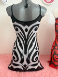 MINI COACHELLA DRESS NEGRO