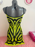 MINI COACHELLA DRESS FLUOR