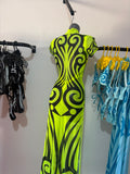 STREET FIGHTER MUCH TRIBAL DRESS FLÚOR