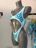 TRIKINI IBIZA MUCH TRIBAL BABY BLUE