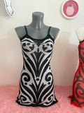 MINI COACHELLA DRESS NEGRO