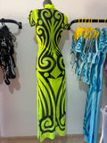 STREET FIGHTER MUCH TRIBAL DRESS FLÚOR