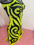 MINI COACHELLA DRESS FLUOR