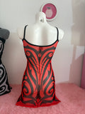MINI COACHELLA DRESS ROJO