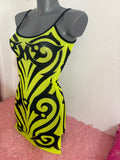 MINI COACHELLA DRESS FLUOR