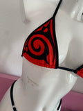 BIKINI IBIZA MUCH TRIBAL ROJO