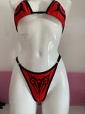 BIKINI IBIZA MUCH TRIBAL ROJO