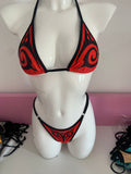 BIKINI IBIZA MUCH TRIBAL ROJO