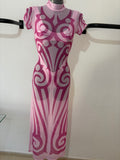 STREET FIGHTER MUCH TRIBAL DRESS ROSA