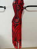 STREET FIGHTER MUCH TRIBAL DRESS ROJO