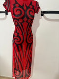 STREET FIGHTER MUCH TRIBAL DRESS ROJO