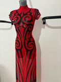 STREET FIGHTER MUCH TRIBAL DRESS ROJO