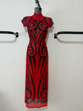 STREET FIGHTER MUCH TRIBAL DRESS ROJO
