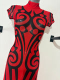 STREET FIGHTER MUCH TRIBAL DRESS ROJO
