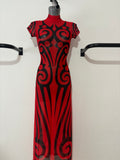 STREET FIGHTER MUCH TRIBAL DRESS ROJO