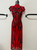 STREET FIGHTER MUCH TRIBAL DRESS ROJO