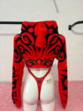 CHAQUETA GANSTA MUCH TRIBAL ROJA