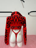 CHAQUETA GANSTA MUCH TRIBAL ROJA