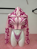 CHAQUETA GANSTA MUCH TRIBAL ROSA