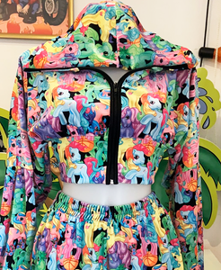 Chaqueta hoodie gangsta corta KALUPONYLAND